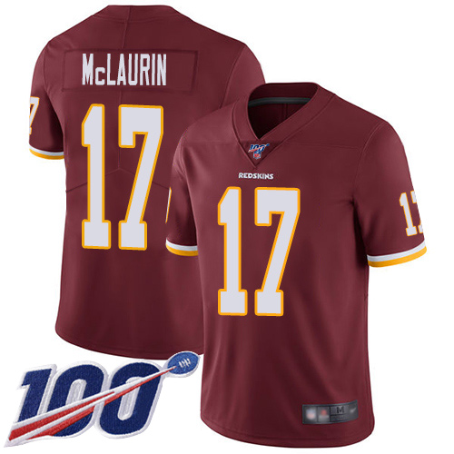 Washington Redskins Limited Burgundy Red Men Terry McLaurin Home Jersey NFL Football #17 100th->women nfl jersey->Women Jersey